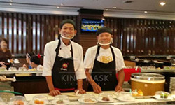 King Mask - หน้ากากกันน้ำลายสำหรับพ่อครัว Chef