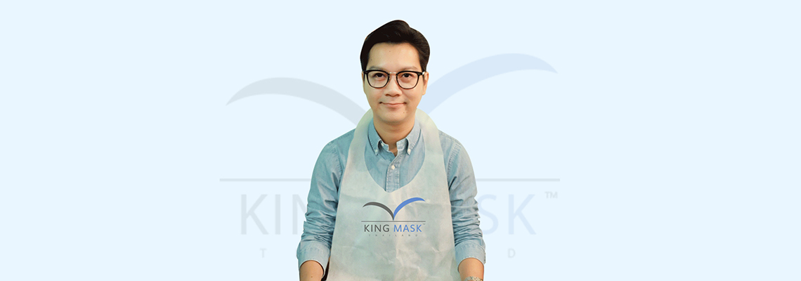 ผ้ากันเปื้อนแบบใช้แล้วทิ้ง - King Mask Thailand